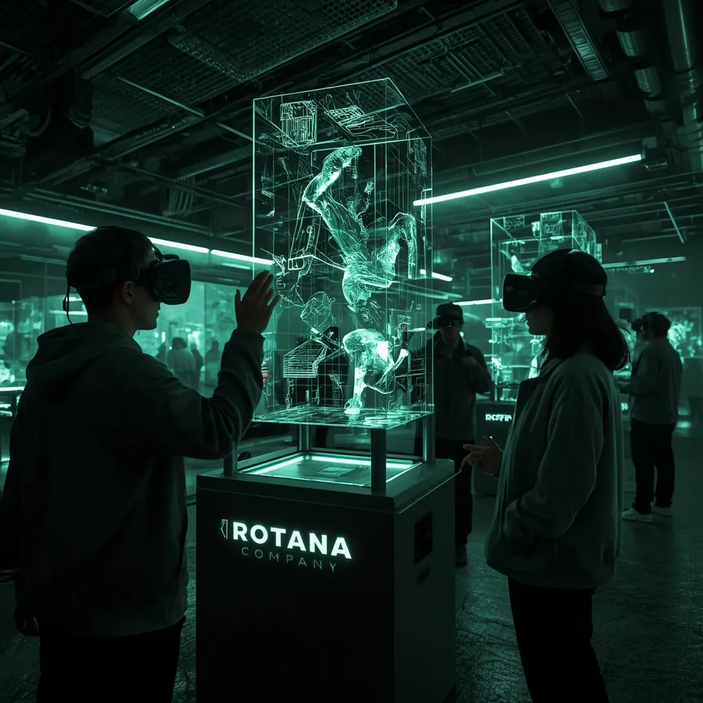 Lucid Realism A futuristic virtual reality studio with people 0 11zon روتانا کمپانی/rotanacompany